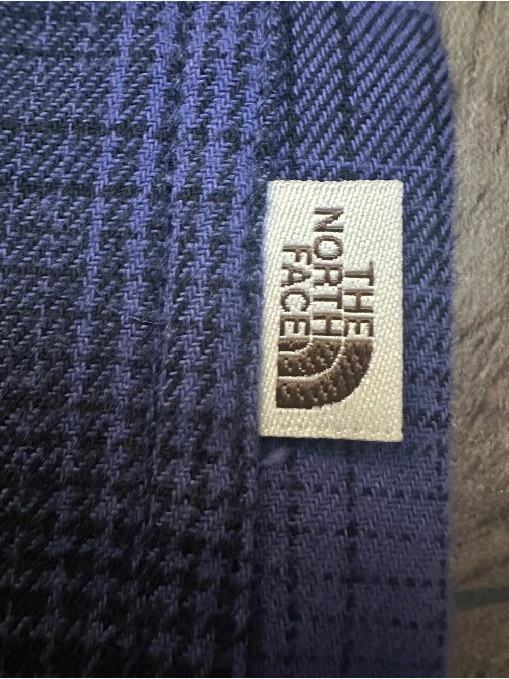 The North Face Organic Flannel Shirt Men’s Size S Purple
